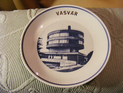 Vasvár Kórház anno  - retro tányér 15 cm