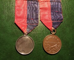 Medal for Fortitudini valor 1919 with bronze and silver original breastplate