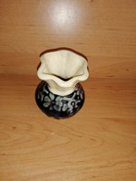 Kicsi mázas kerámia váza 7,5 cm magas (28/d)