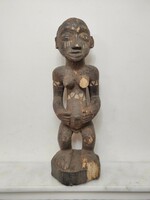 Antique African statue standing fang on grain damaged incomplete 98 drop 47 6750 discounted