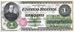 USA 1 dollár 1862 REPLIKA