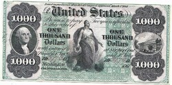 USA 1000 dollár 1861 REPLIKA