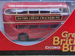 Corgi metal matchbox red British double-decker bus