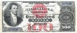 USA 100 ezüst dollár 1878 REPLIKA