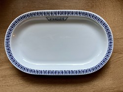 Alföldi porcelán Utasellátó Uniset kínáló, tányér