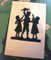 Silhouette postcard