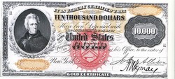 USA 10000 dollár 1875 REPLIKA