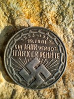 Náci Ein Jahr Verbot NSDAP Alu Propaganda