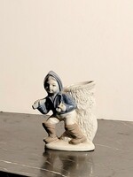 GDR porcelán kisfiú -- fiú figura