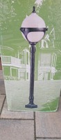 ﻿2 outdoor floor lamps, one shade is missing. Negotiable.