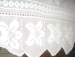Meseszép fehér horgolt hatalmas terítő ágyterítő Terranatura részére