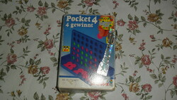 Pocket 4. 4 Gewinnt sim. A game of skill and logic.