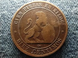 Spanyolország Ideiglenes Kormány (1868-1871) 10 Centimos 1870 OM(id57354)