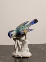 Carl scheidig Gräfenthal porcelain bird 13cm -- German Grafenthal zinc tit