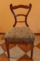 Antik, biedermeier, intarziás szék
