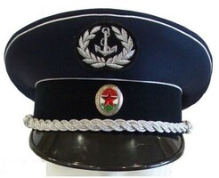 Flotilla Flotilla Plate Cap Officer's Cap with 57 Star Cap Rose s023