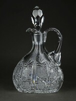 1L833 old vinegar or oil crystal offering with pouring plug 19.5 Cm