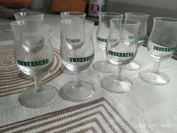 Goblet, 3 cl drinking glasses, 8 pieces for sale! Short drinking glass, marked
