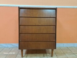 Vintage komód teak fából. Dánia 1950-1960