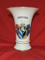 Szeged címeres Hollóházi nagy váza