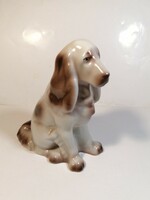 Hollóházi porcelán kutya, spániel (894)