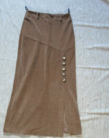 Women's long skirt 1.: Medium brown (candy, 40)