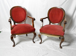 Antik Barokk karfás szék 2db