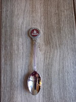 Beautiful old silver-plated coffee spoon/decorative spoon (12.4x2.6 cm)
