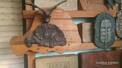 Unique Trianon Turul Great Hungary Statue Plaque Metal Casting Key Ring Eagle