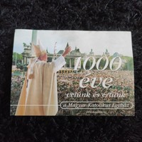 Magyar Katolikus Egyház által kiadott képeslap  a 2001-es népszámlálásra