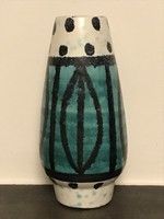 Retro German ceramic vase, Strehla Keramik, 16 cm high