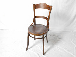 Antique thonet chair with printed pattern (restored)