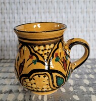 Hand painted ceramic mug