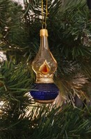 Karácsonyfadísz- petróleum lámpa (postázom is)