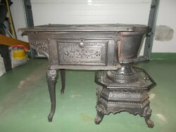 Extra rare cast iron sparhelt stove