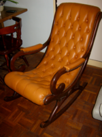 Chesterfield rocking chair rocking armchair