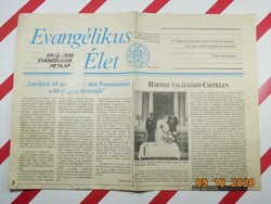 Régi retro újság Evangélikus Élet 1990. augusztus 19. Születésnapra