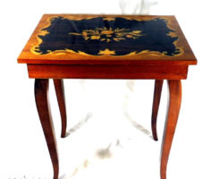 Inlaid musical toy or card table