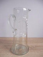 Old glass spout and jug