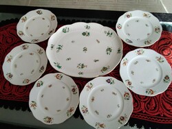 A rare Hungarian pattern from Herend, /gundel / a set of cakes with a unique pairing!
