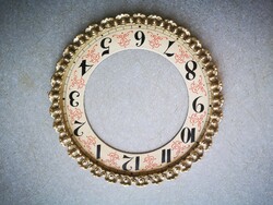 Falióra 1,2,3 súlyú faliórához réz Ring gyűrű, Biedermeier Empire órához