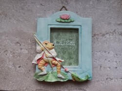 Attention collectors! Beatrix potter - jeremy fisher miniature picture frame