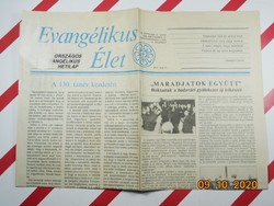 Régi retro újság - Evangélikus Élet - 1990 szeptember 16. Születésnapra