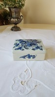 Delft Blauw,fedeles porcelán doboz