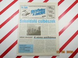 Régi retro újság - IN-KAL Security bűnmegelőzési kiadványa - 1994. május - Születésnapra ajándék