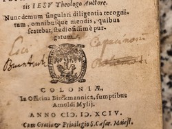 1594-ben nyomtatott könyv