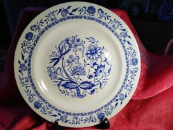 Antique onion pattern porcelain large flat plate