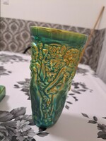 Zsolnay eozin szüretelö pohár