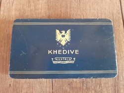 Old metal cigarette box