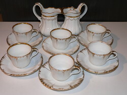 Alt Wien porcelain, 6-person coffee set for cheap sale